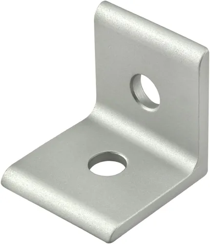 Miniatura 2 de 8020, 4108, 10 Series Aluminio LITE Soporte de esquina interior de 2 agujeros Soporte de ángulo de 90 grados para ranura en T extrusión extrusión