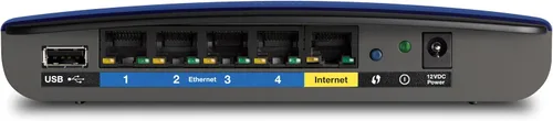 Miniatura 3 de Linksys Router inalámbrico de doble banda Wi-Fi N750 con puertos Gigabit y USB, aplicación Wi-Fi inteligente habilitada para controlar su red desde
