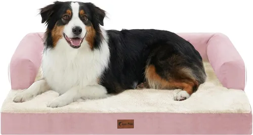 Miniatura 13 de Camas Ortopédicas para Perros de Tamaño Grande, Espuma de Celdas Impermeables tipo Huevera, Camas tipo Sofá para Perros Medianos para Jaula 35x22