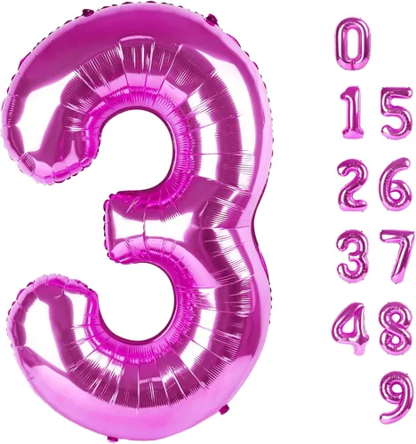 Miniatura 74 de Globos de números de 5 globos de 40 pulgadas, decoraciones de cumpleaños azules para niños y niñas, globos de números azul marino grandes