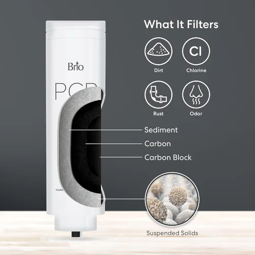 Miniatura 4 de Brio Reemplazo del filtro de agua de 3 etapas para sistemas de filtración ROSL500 y ROSL500WHT