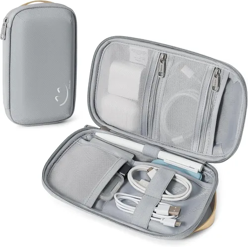 Miniatura 15 de Travelkin - Organizador de cables de viaje, organizador electrónico, bolsa organizadora de cables para cables, cargadores de teléfono, tarjeta SD