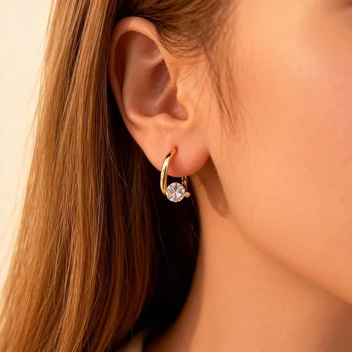 Miniatura 2 de Aretes linfáticos para mujer en Prime Yoopulse, aretes linfáticos para terapia de linfvidad, aretes de germanio, joyería de drenaje linfático