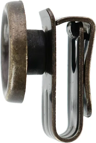 Miniatura 9 de Trafalgar Clips de botón movibles sin coser (juego de 6), Negro