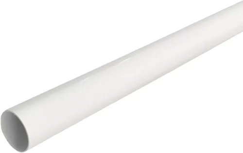 Desunia Varilla redonda resistente de 94 pulgadas para armario, 1.260 in de diámetro, barra blanca para ropa, 1 paquete