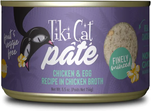 Miniatura 20 de Tiki Cat Luau Pâté, receta de atún y caballa Ahi en consumo de atún, nutrición equilibrada sin granos, comida enlatada húmeda para gatos, para todas