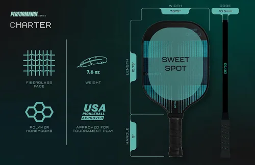 Miniatura 4 de Orca Pickleball Paddles, Performance Series Pickleball Paddles Designed for Control and Precision, USA Pickleball Approved