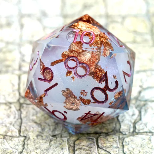 Miniatura 7 de Sharp Edge Eyeball D20 - Dados grandes individuales de 1.76 pulgadas con estuche de regalo, dados de ojo móvil de dragón para Calabozos y Dragones