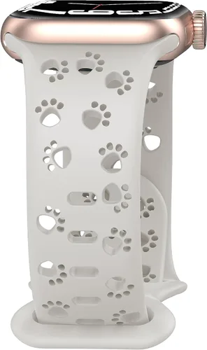 Miniatura 17 de Correa de silicona compatible con Apple Watch Band de 1.496 in, 1.575 in, 1.614 in, 1.654 in, 1.732 in, 1.772 in, 1.772 in, 1.772 in, 1.772 in, Humo