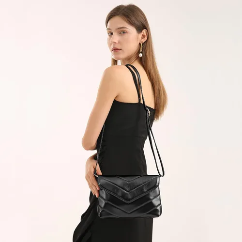 Miniatura 3 de Bolso de mano para mujer, pequeño, con correa larga, para ir de compras, bodas, fiestas