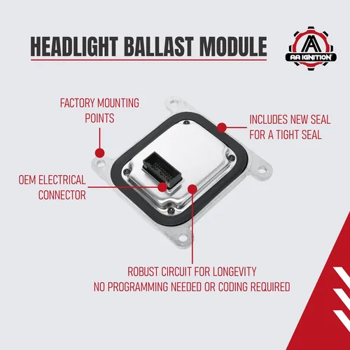 Miniatura 3 de AA Ignition Xenon - Módulo de repuesto para faros delanteros LED compatible con vehículos Ford – Explorer 2016, 2017, 2018, 2019 – Sustituye a