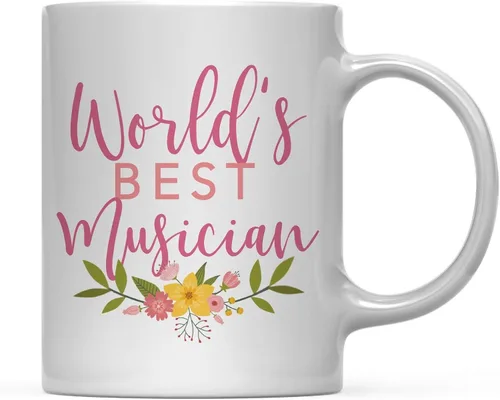 Miniatura 35 de Andaz Press Taza de café de 11 oz, regalo de broma de la mejor abbuela del mundo, diseño floral, paquete de 1