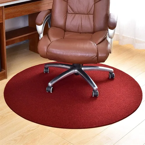 Miniatura 5 de Tapete para silla de oficina, alfombra redonda multiusos antideslizante, resistente al desgaste para suelo de azulejos, silla rodante y escritorio