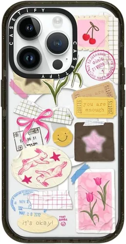 Miniatura 197 de CASETiFY Impact - Funda para iPhone 13 [protección contra caídas de 6.6 pies/compatible con Magsafe] Black Kingsnake, color negro transparente