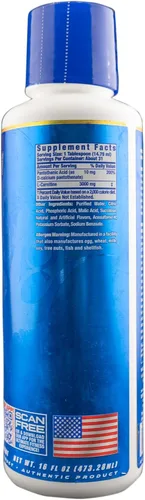 Miniatura 7 de Ronnie Coleman Signature Series L-Carnitine XS 3000 Líquido, metabolismo de aminoácidos y apoyo de fuerza muscular magra, sin estimulantes, sin