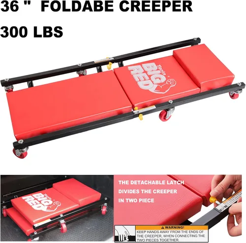 Miniatura 5 de BIG RED T82040 Torin - Combo de piso de carretilla hidráulica con 2 soportes de gato y enredadera de taller, capacidad de 2 toneladas