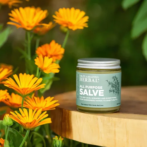 Miniatura 6 de Ora's Amazing Herbal Salvamento multiusos, bálsamo curativo para la piel con árbol de té, caléndula de consuelda, plátano, tomillo, cera de abejas