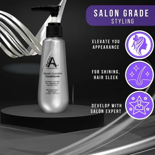 Miniatura 2 de Inova Professional Silk Keratin Acondicionador de Hidratación Suave (11 Oz), blanco