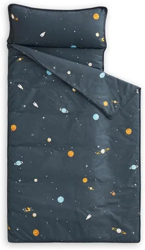 Miniatura 4 de Wake In Cloud - Tapete para siesta para niños pequeños con almohada y manta, tela 100% algodón, para niños de 3 años más en guardería, jardín