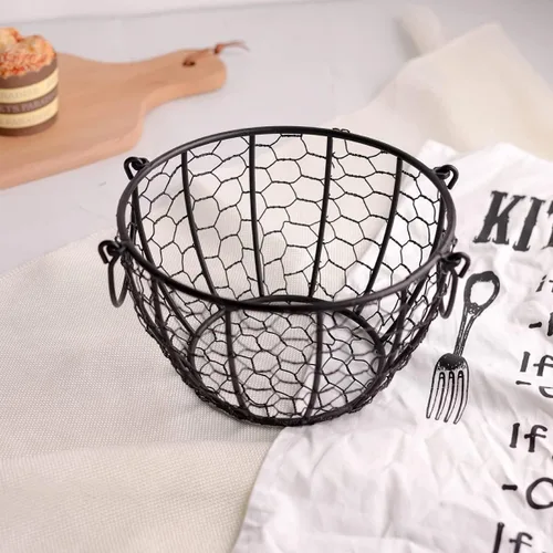 Miniatura 4 de Cesta de almacenamiento de huevos de estilo granja/cestas decorativas de almacenamiento de cocina