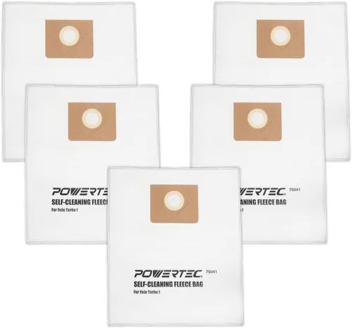 Miniatura 8 de POWERTEC Compra bolsas de vacío 6PK bolsas de filtro de repuesto para Fein Turbo III colección de polvo húmedo y seco Vac Accesorios para aspiradora
