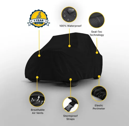 Miniatura 2 de Seal Skin Covers Funda para UTV de Servicio Pesado, Protección Impermeable y Resistente a la Intemperie para 2 Plazas Lado a Lado, Compatible