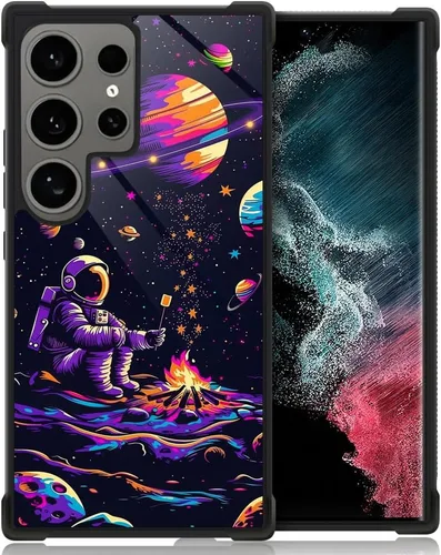 Miniatura 8 de CARLOCA Funda para Samsung Galaxy S21, Camuflaje Bandera Americana Calavera de Ciervo S21 para Hombre Mujer Chico Chica, Antiarañazos TPU Suave a