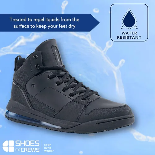 Miniatura 4 de Shoes For Crews Zapatillas de trabajo antideslizantes para hombre, cómodas, antideslizantes, para el servicio de alimentos, salud, venta al por