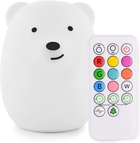 Miniatura 14 de Luz nocturna para niños, lámpara de noche, luz de dormitorio, luces LED, lámpara para niños, lámpara de cuarto de bebé, resistente a la rotura