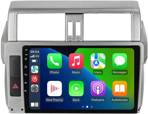 Estéreo de radio de coche para Toyota Land Cruiser Prado 150 2014-2017 Dash Kit de navegación GPS del coche, 1+32GB 10.1" IPS pantalla táctil
