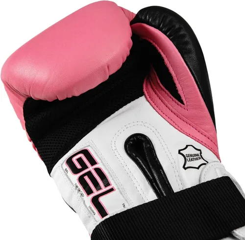 Miniatura 3 de Title Boxing Guantes de entrenamiento de gel suspense, rosa/negro, 16 oz