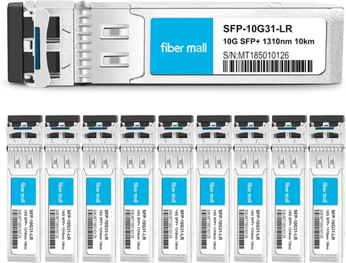SFP 10G LR para HPE ProCurve J9151A HPE Aruba J9151D J9151E J9151ECM Transceptores de Fibra Óptica 10GBASE-LR SFP+ 1310nm 10km Modo Único DOM
