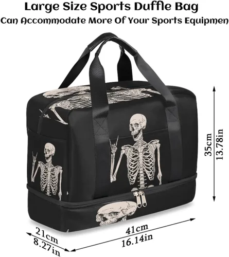 Miniatura 2 de Bolsa de gimnasio deportiva de girasol amarillo con compartimento para zapatos, bolsa de viaje floral con flores para hombres, mujeres, niños