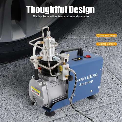 Miniatura 2 de Bomba eléctrica del compresor de aire PCP,30 MPa 4500psi Compresor portátil Compresor de aire de alta presión Inflador eléctrico PCP,Bomba de aire