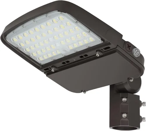 kadision Luz LED de estacionamiento de 150 W/100 W/75 W ajustable, 22500 lm (150 lm/W) 5000 K 100-277 V, luz LED impermeable con fotocélula del