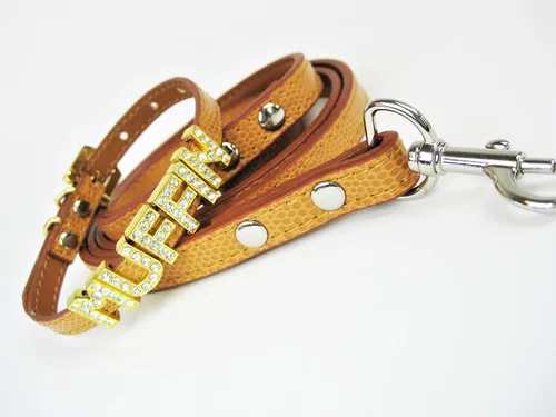 House of Furbaby Collar de perro extra pequeño | personalizado | Collar delgado para perro | Oro Luxe | para Chihuahua, Yorkie, Minion, Shih Tzu o