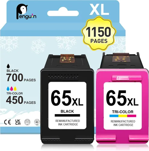 Cartuchos de tinta 65XL para impresoras HP para Deskjet 3755 3772 3720 3722 3700 2680 2655 2622 2620 2652 3760 Envy 5055 5052 5058 Tinta para