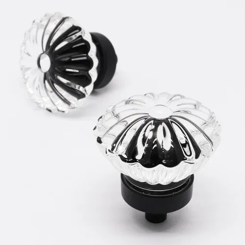 6 pomos de cristal para gabinete, pomos de cristal para aparador, tiradores de gabinete dorados, pomo de cajón, pomo de muebles de tocador, manijas