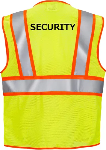 Miniatura 9 de JORESTECH Chaleco de seguridad de alta visibilidad un bolsillo cinta reflectante ANSI/ISEA