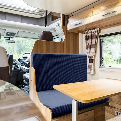 Miniatura 6 de Tlswshsy Cojines de comedor para autocaravana, fundas elásticas para asiento de sofá, protector de muebles de sofá biplaza lavable para Azul