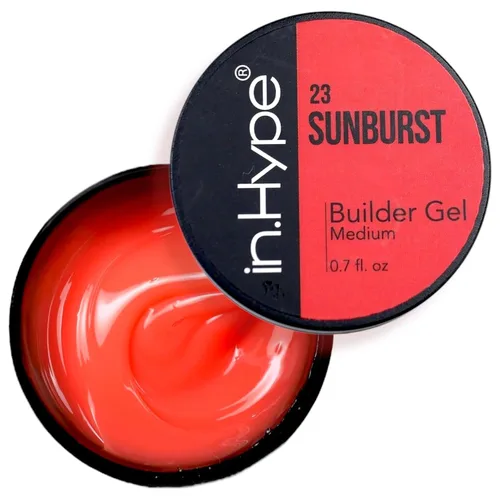 Miniatura 7 de IN.HYPE Gel duro profesional UV/LED para extensión de uñas, fortalecimiento, superposiciones de lima (lechoso #1)