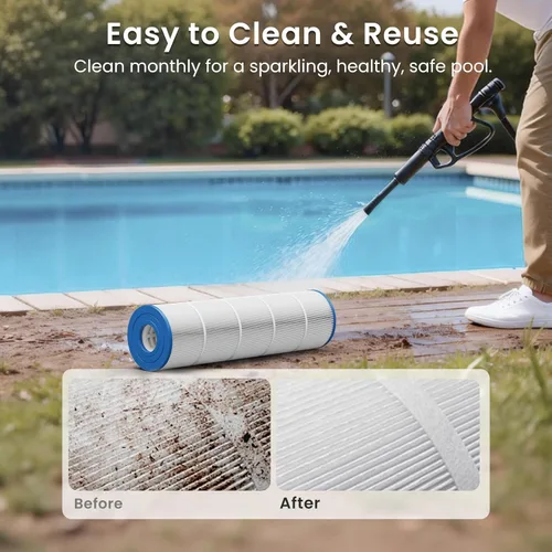 Miniatura 8 de Future Way Cartuchos de filtro de piscina CCP420 de repuesto para Pentair Clean & Clear Plus 420, repuesto Pentair R173576, Pleatco PCC105-PAK4, 420