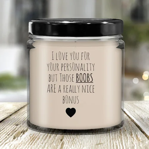 Miniatura 3 de Boobs are Nice - Velas de regalo para mujeres, regalos para ella, esposa, novia, regalos de cumpleaños para mujeres, mamá, mejor amiga, regalo