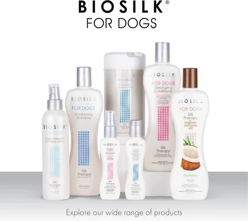 Miniatura 6 de BioSilk para Perros Acondicionador Desenredante Silk Therapy Acondicionador Desenredante para Perros de Pelo Enmarañado Sin Sulfatos ni Parabenos