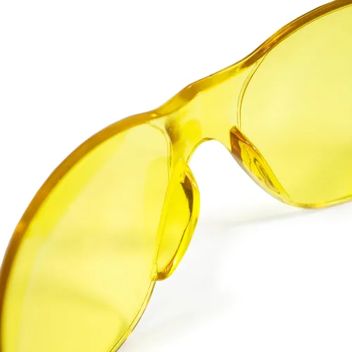 Miniatura 5 de Jorestech Eyewear - Lentes de seguridad protectoras, lentes de policarbonato resistentes a impactos, paquete de 12 (Amarillo)