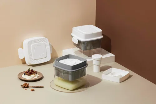 Miniatura 3 de Roichen Minew fabricante de yogur griego, hecho en casa, colador de suero, fabricante de yogur grueso, colador fácil, filtro inoxidable, no eléctrico