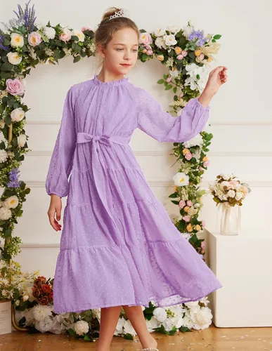 Miniatura 7 de GRACE KARIN Vestido casual para niñas de 5 a 12 años