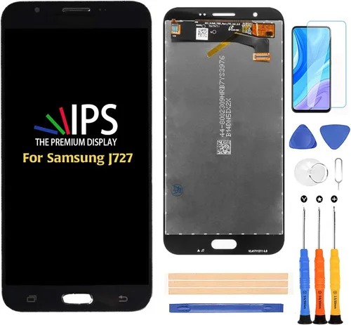 Para Samsung Galaxy J727 TFT LCD Pantalla de reemplazo, para J7 Sky Pro 2017 J727A J727R4 J727V J727P J727U Sky Pro Kit de reparación LCD, con Negro