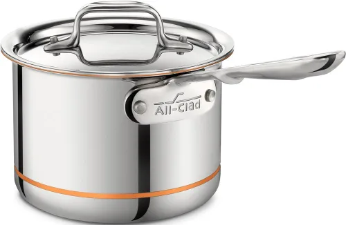 Miniatura 4 de Cacerola All-Clad 6201,5 SS núcleo de cobre 5-pliegues se puede lavar en lavaplatos, utensilios de cocina, Acero inoxidable