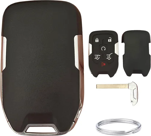 Miniatura 4 de Funda de repuesto para llavero Chevy para Chevy Suburban Tahoe GMC Yukon 2015, 2016, 2017, 2018, 2019, 2020, Chevy Suburban Tahoe GMC Yukon sin llave